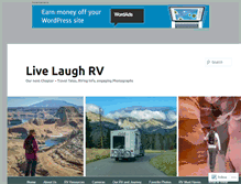 Tablet Screenshot of livelaughrv.net